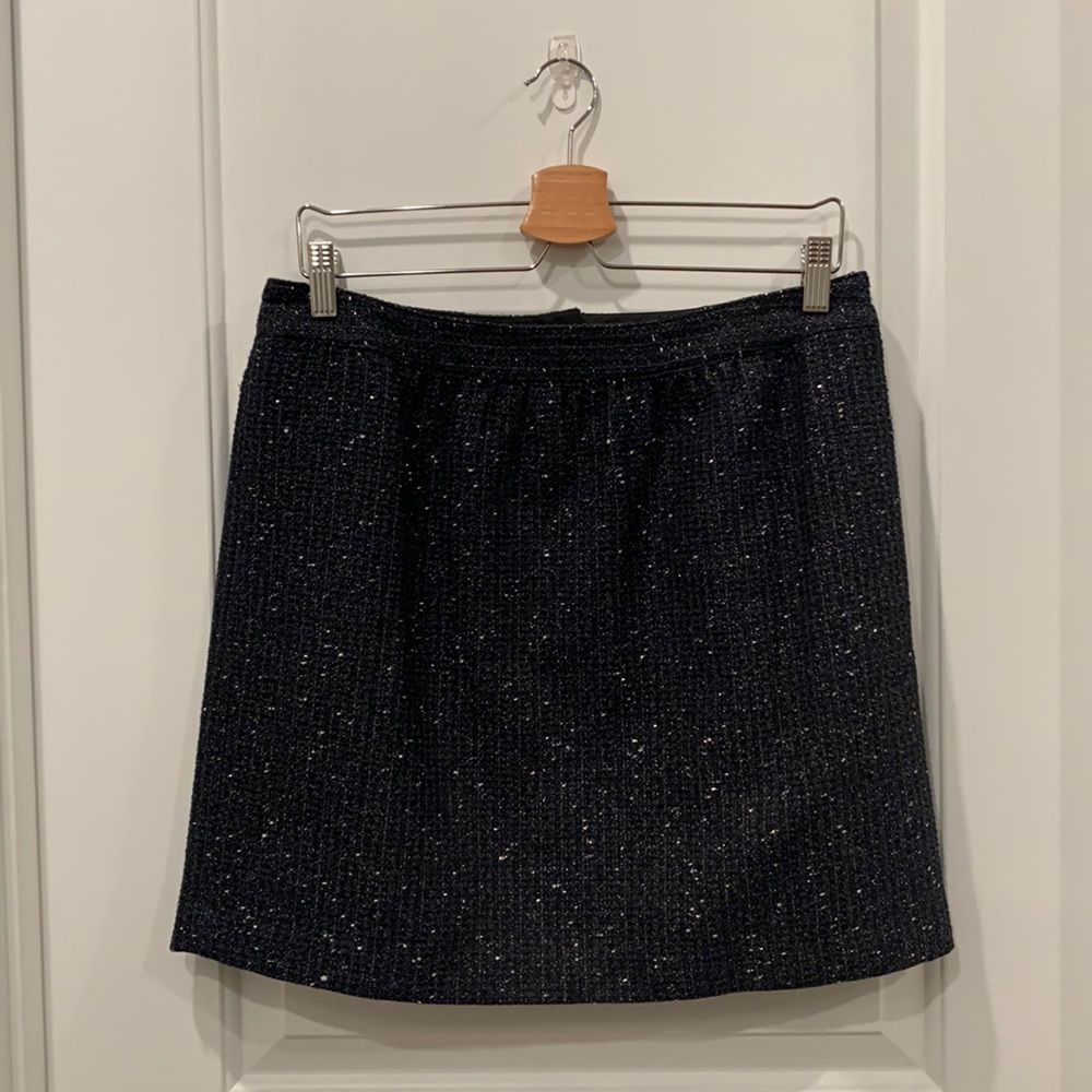 🪩 Glimmering Tweed Mini Skirt (with Pockets!)